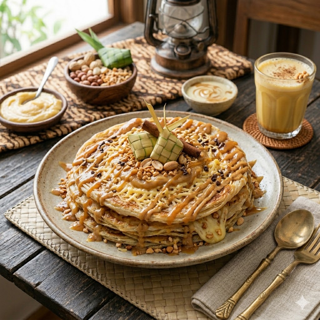 Roti Cane Keju Srikaya Kacang Martabak Kubang Hayuda